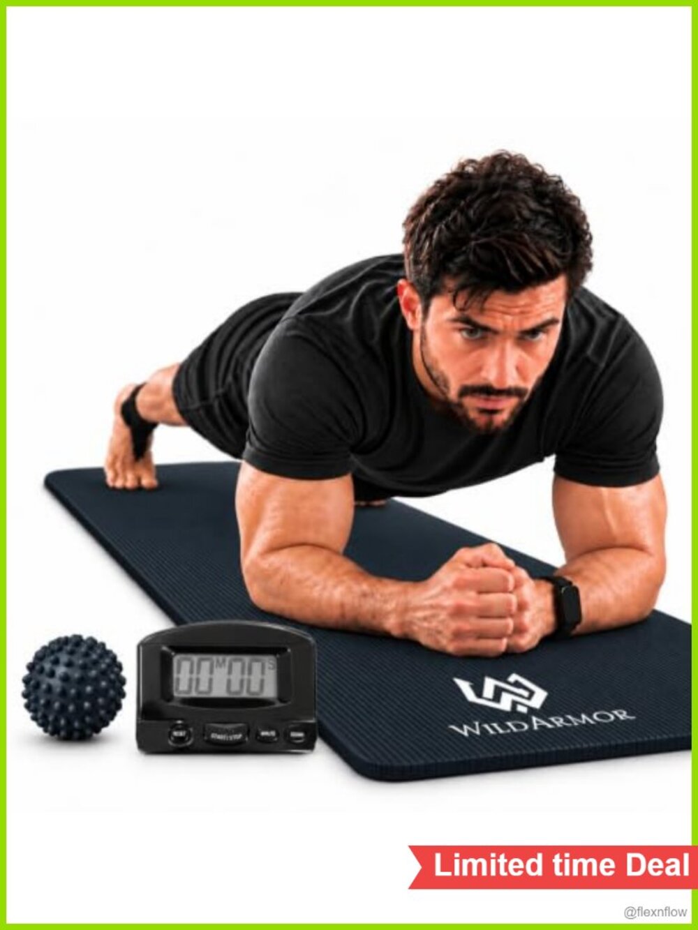 Extra Thick Yoga Mat 15mm NBR Non Slip Exercise Mat 72x24